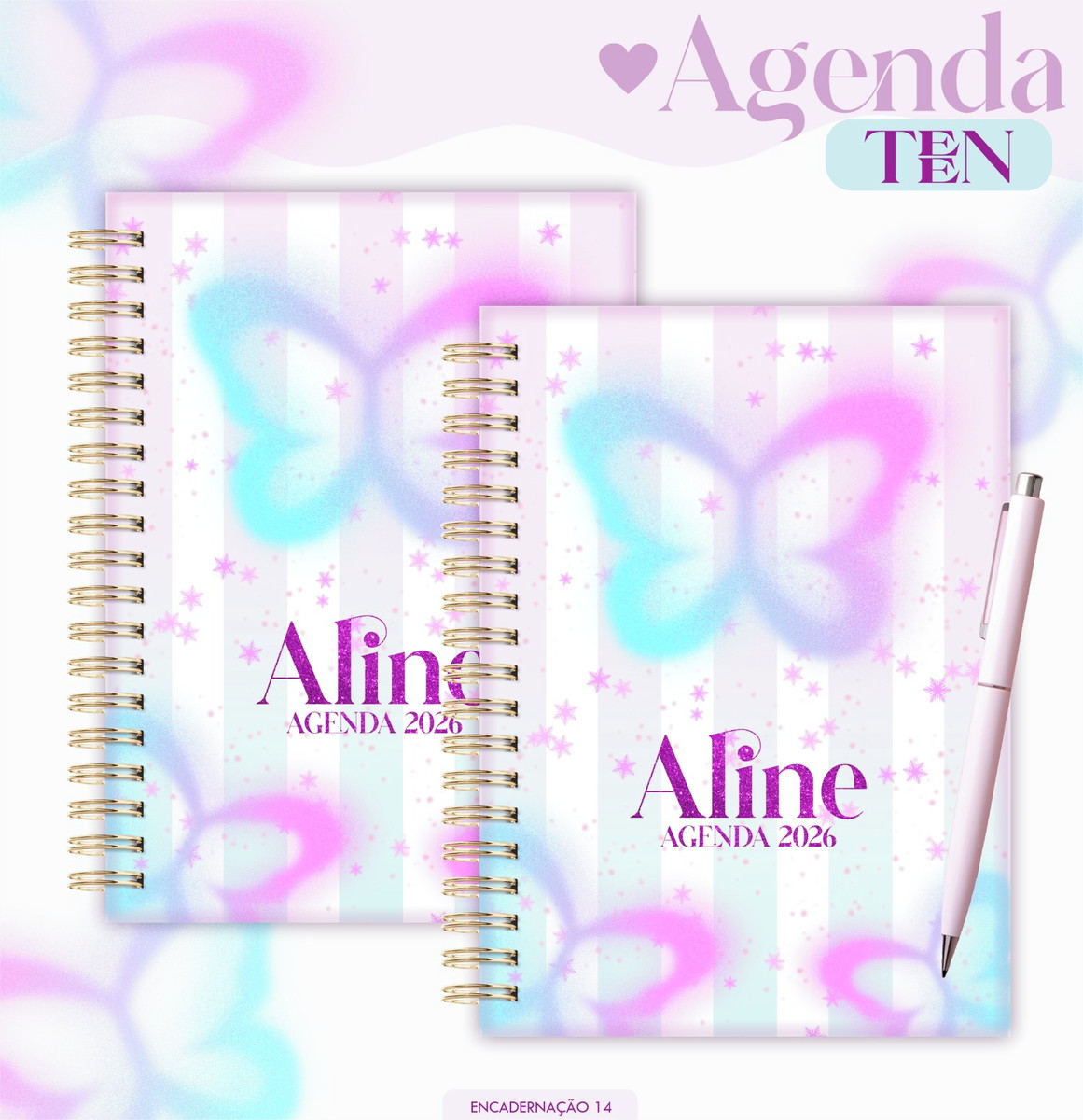 Kit Agenda Teen 2026 Digital para Imprimir e Encadernar 1 Kit Agenda Teen 2026 Digital para Imprimir e Encadernar