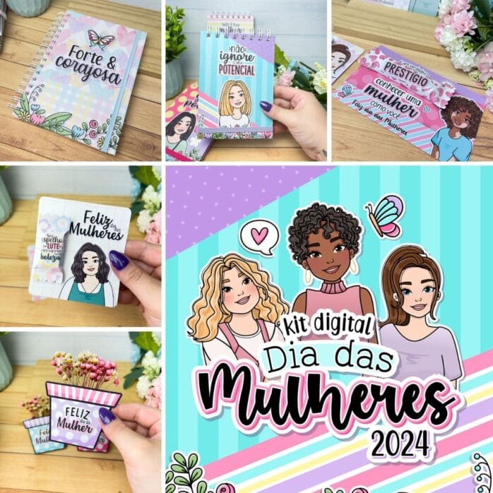 Combo Dia Das Mulheres 2024 Mimos Ilustracoes Frases 10