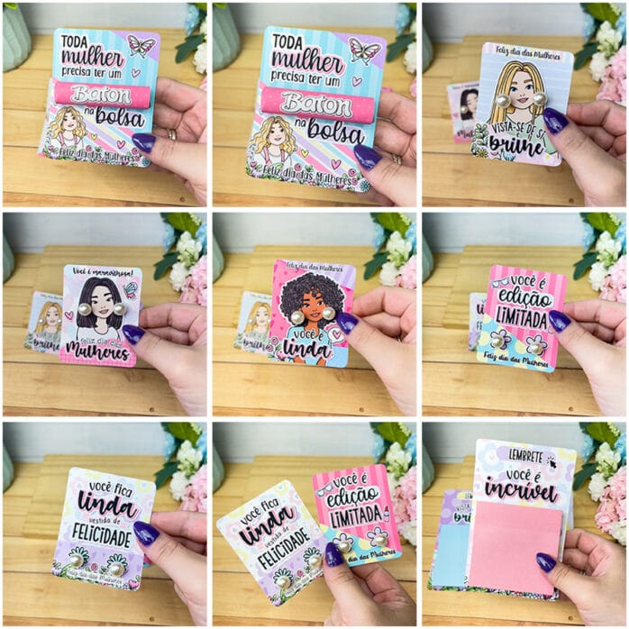 Combo Dia Das Mulheres 2024 Mimos Ilustracoes Frases 4