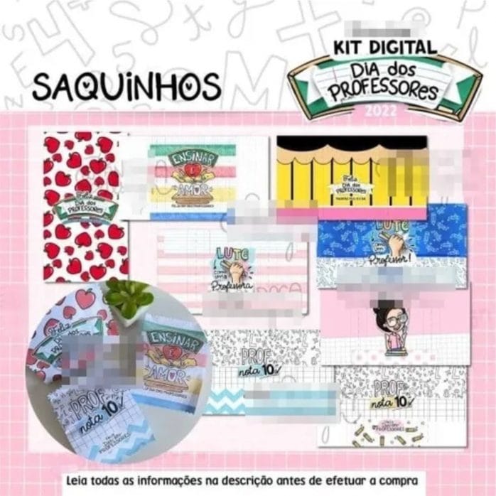 Combo Dia Dos Professores Arquivos Digitais Ilustrações