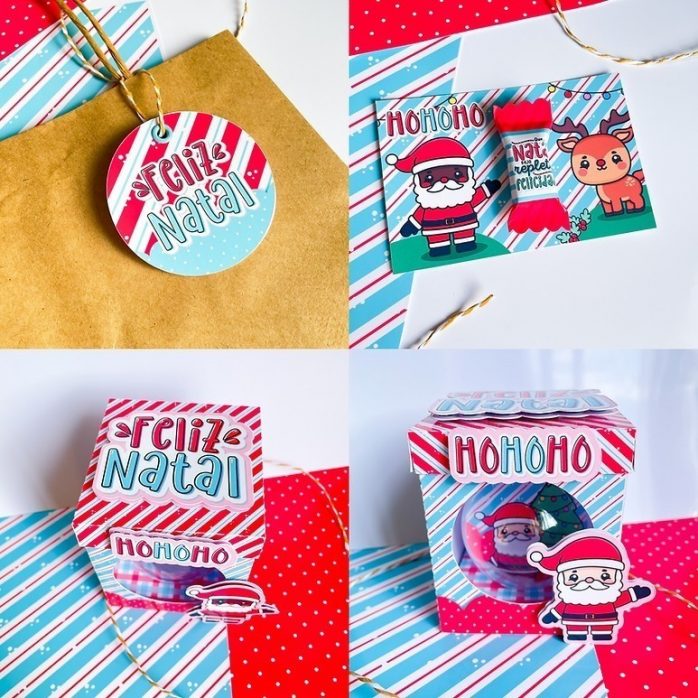 Combo Digital Natal Fofinho Papai Noel Renas Árvore Png