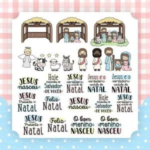 Combo Digital Verdadeiro Natal Elementos Fofos Delicados Png 16 Combo Digital Verdadeiro Natal Elementos Fofos Delicados Png