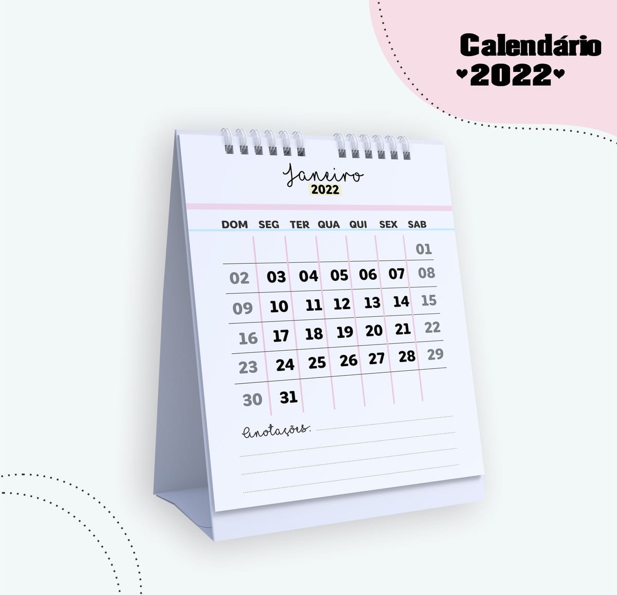 Combo Encadernação 2022 Digital para Planner e Agenda 4 Combo Encadernação 2022 Digital para Planner e Agenda - Imagem 4
