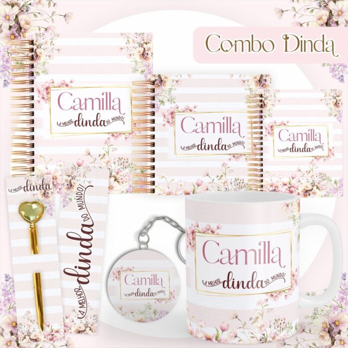Combo Encadernação: Dinda