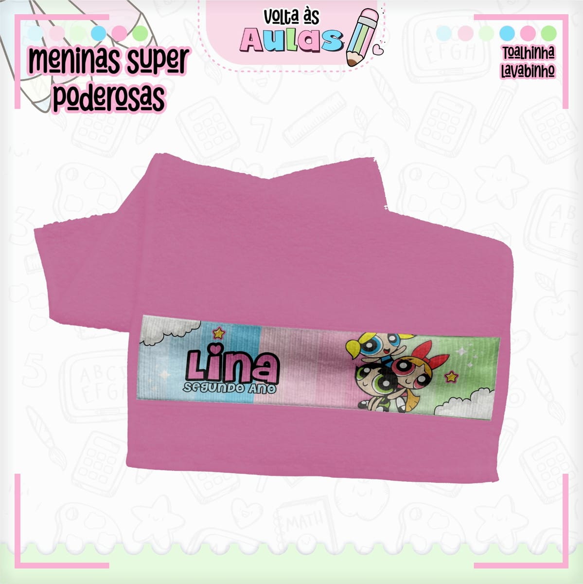 Combo Escolar Meninas Poderosas Arquivo para Encadernação 3 Combo Escolar Meninas Poderosas Arquivo para Encadernação - Imagem 3