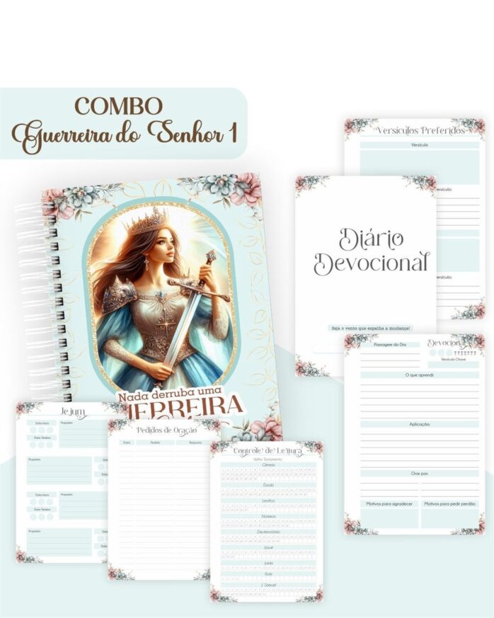 Combo Guerreira do Senhor - Encadernação