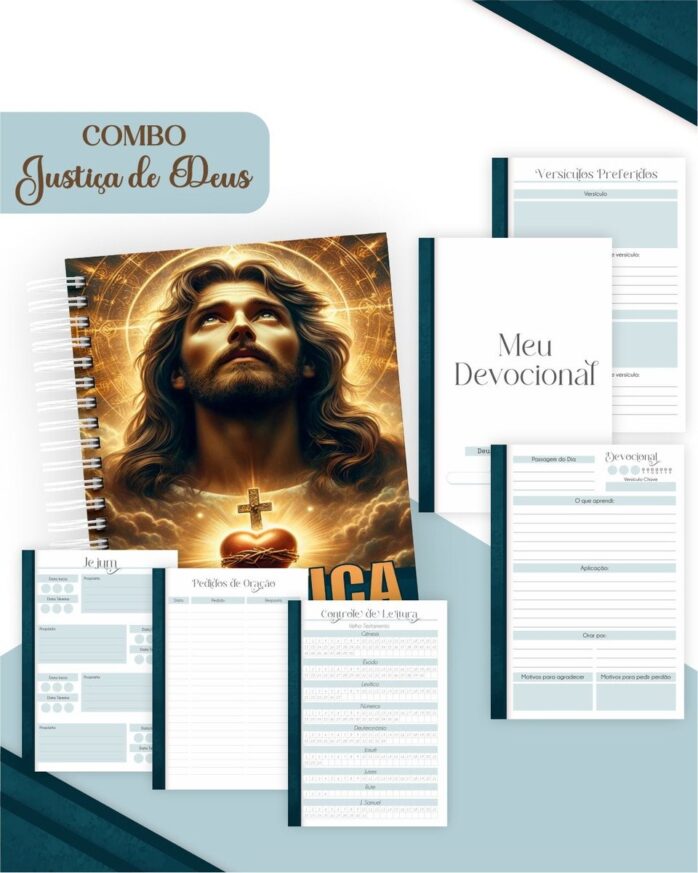 Combo Justiça de Deus - Encadernação