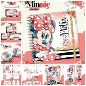 Combo Kids Minnie Vermelha