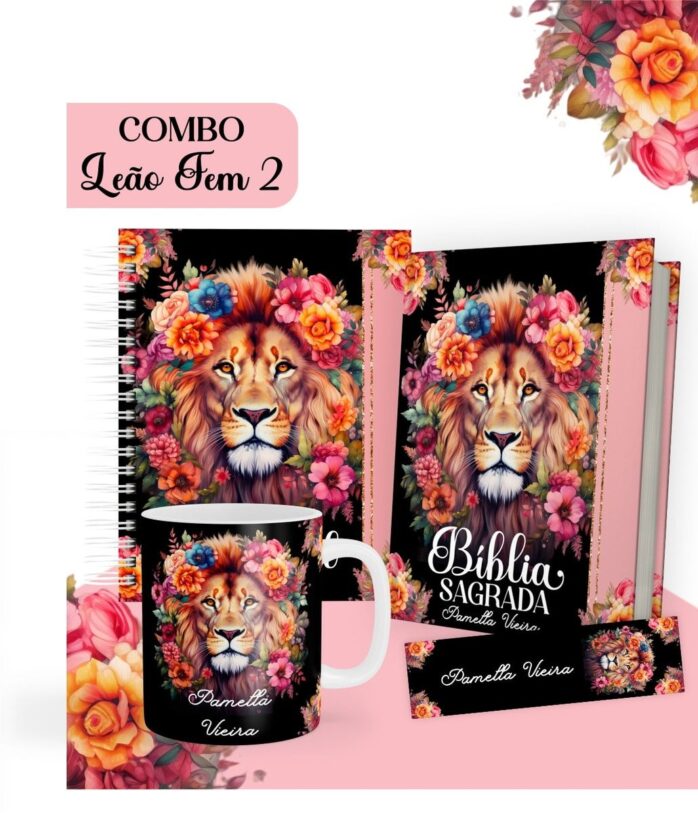 Combo Leão de Judá Feminino - Encadernação