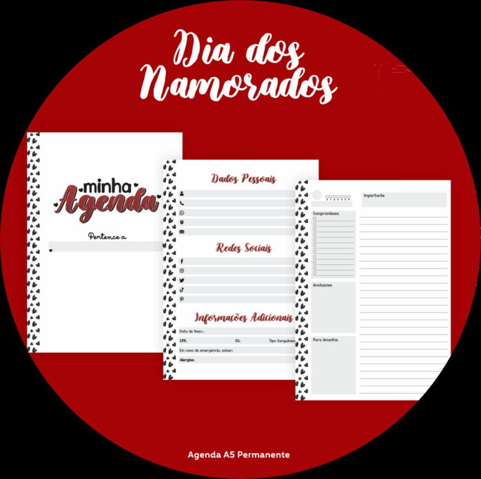 Combo Lettering Dia dos Namorados