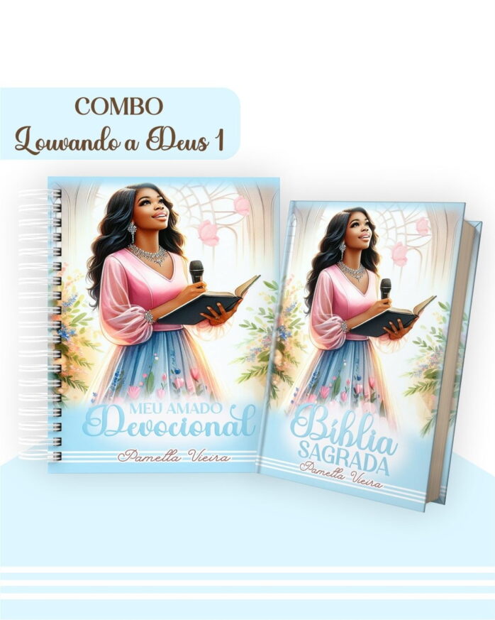 Combo Louvando a Deus - Encadernação