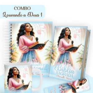 Combo Louvando a Deus - Encadernação