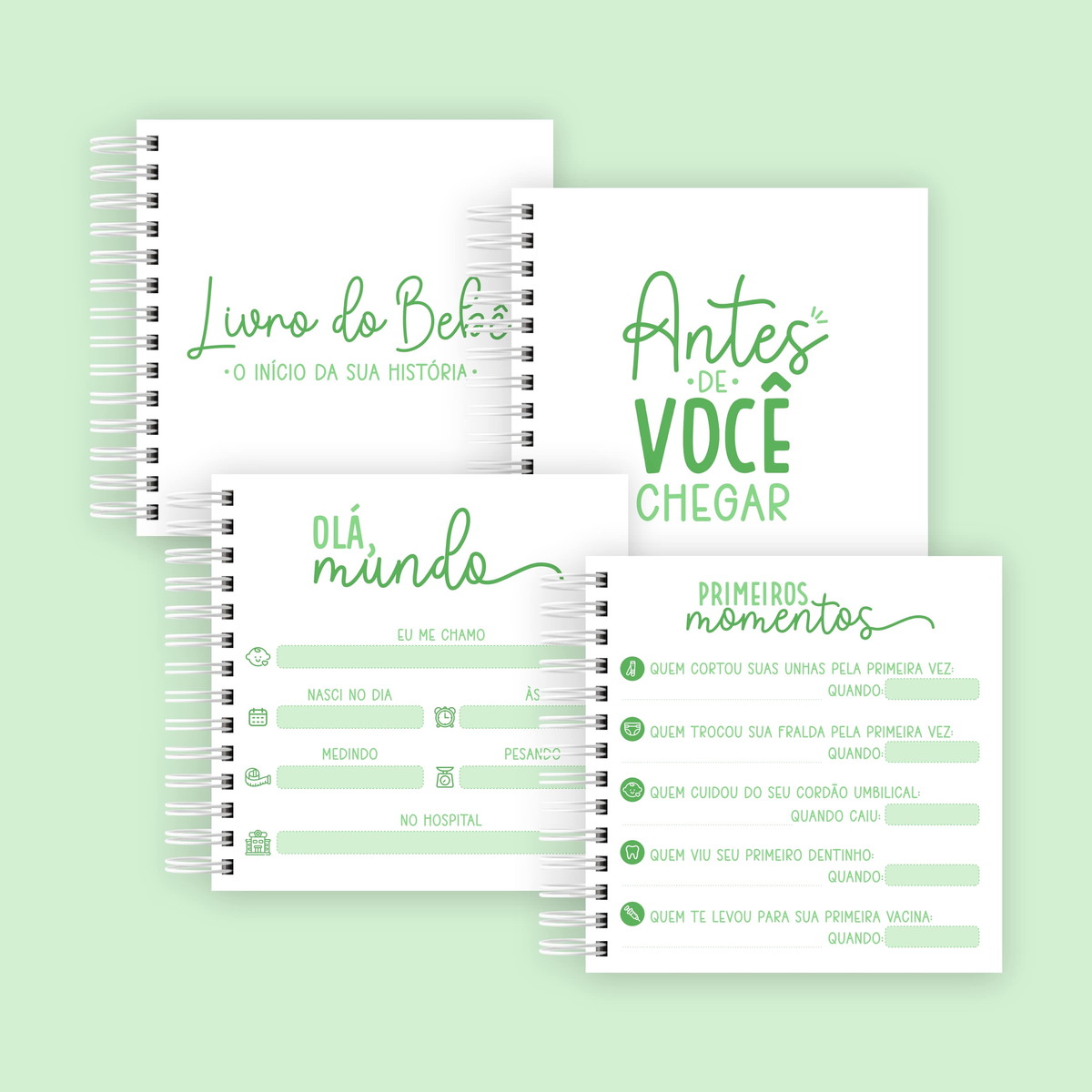 Miolos Digitais para Encadernação de Bebê em PDF 4 Miolos Digitais para Encadernação de Bebê em PDF - Imagem 4