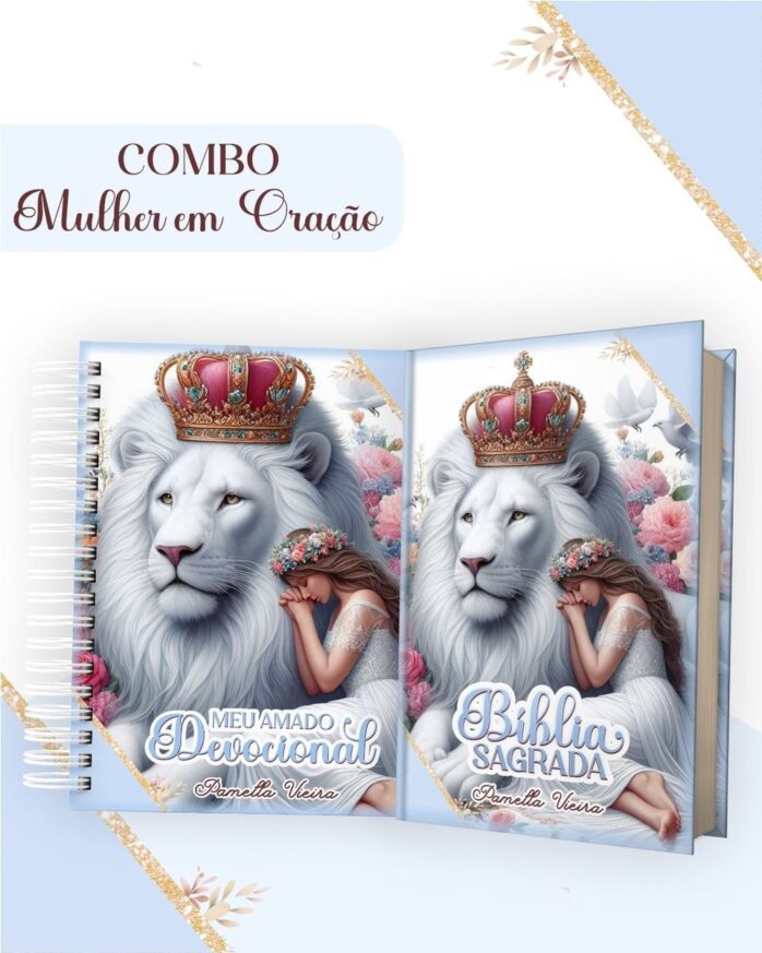 Combo Mulher em Oração - Encadernação