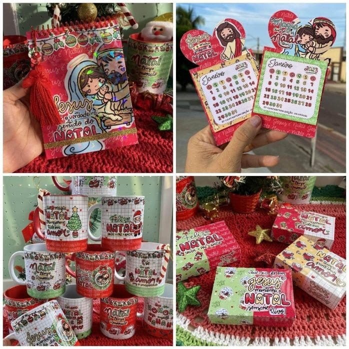 Combo Natal Digital +450 Elementos Em Png P/ Personalizados