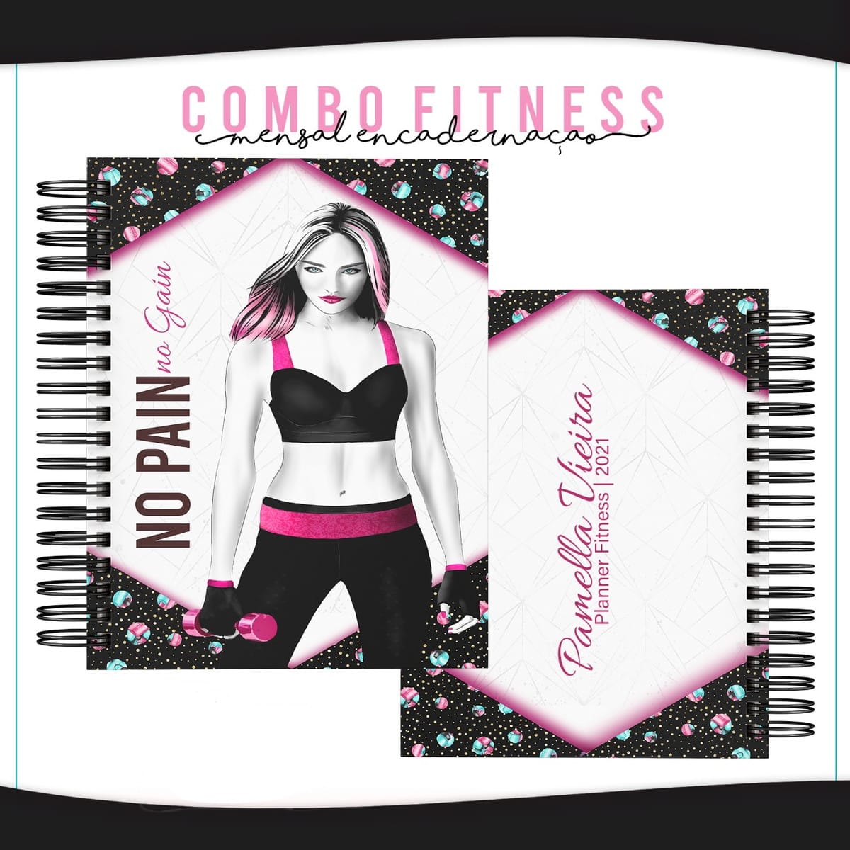 Combo Planner Fitness Digital para Personalizar e Revender 2 Combo Planner Fitness Digital para Personalizar e Revender - Imagem 2