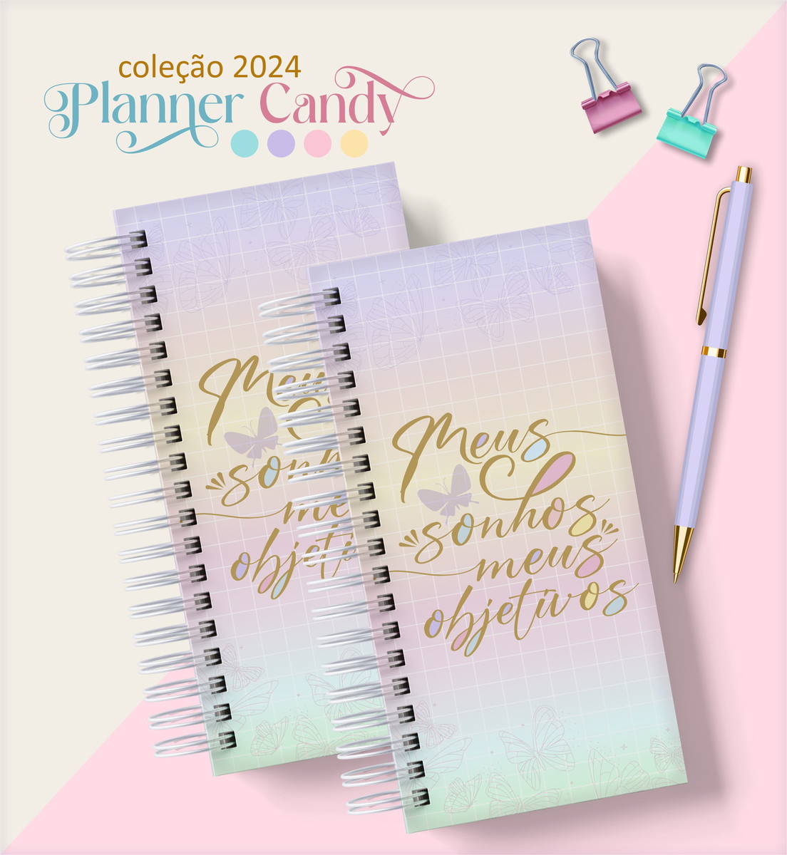 Combo Planner Candy Digital para Sublimação 2 Combo Planner Candy Digital para Sublimação - Imagem 2