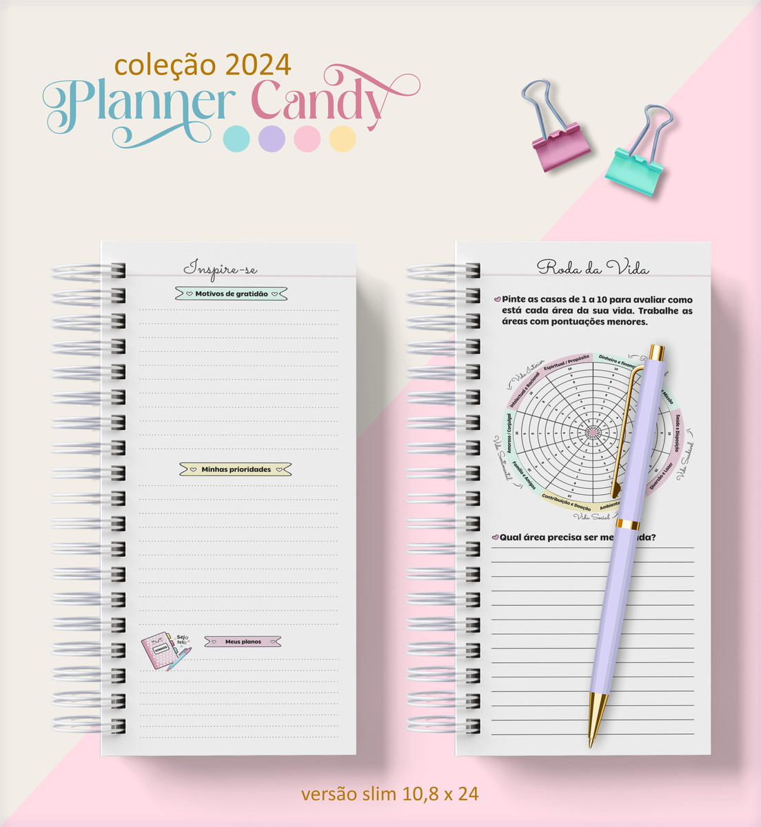 Combo Planner Candy Digital para Sublimação 4 Combo Planner Candy Digital para Sublimação - Imagem 4