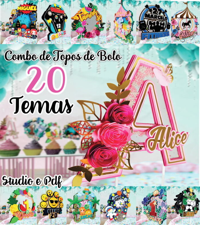 Combo Topos de Bolos Especiais
