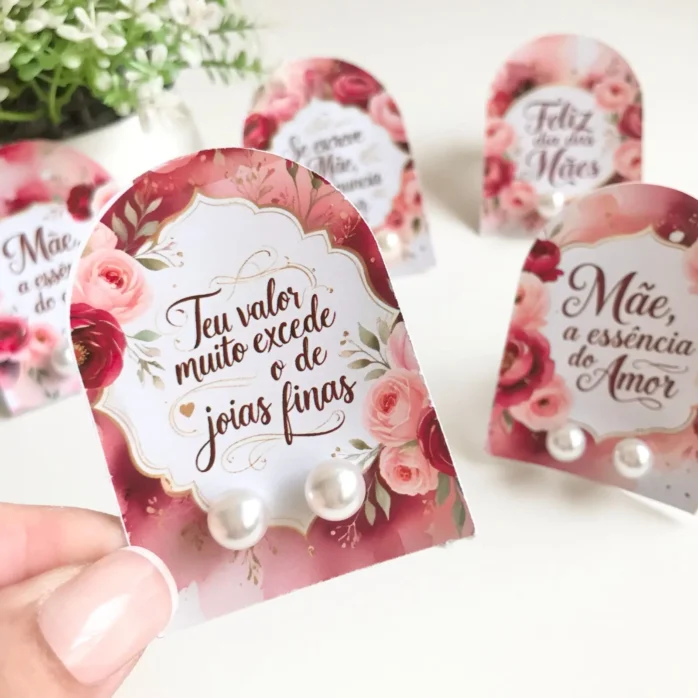 Conjunto Arquivo PDF Floral para Dia das Mães