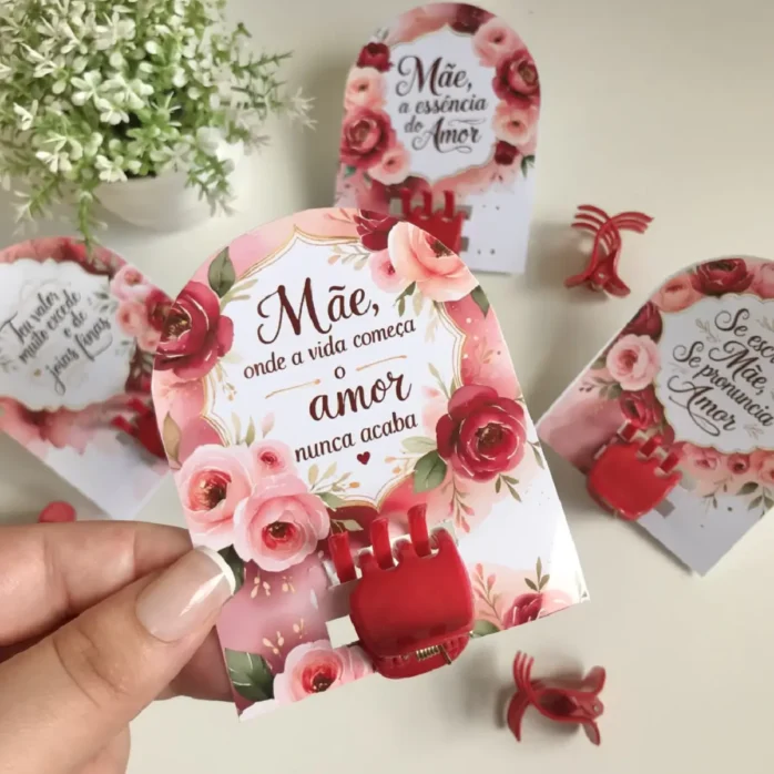 Conjunto Arquivo PDF Floral para Dia das Mães