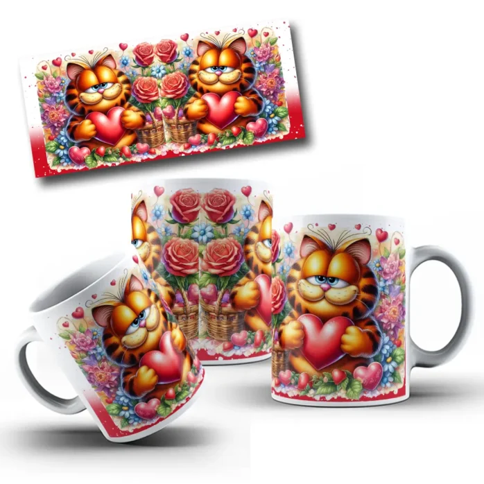 Conjunto de Designs de Garfield para Canecas de Namorados