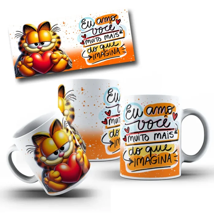 Conjunto de Designs de Garfield para Canecas de Namorados