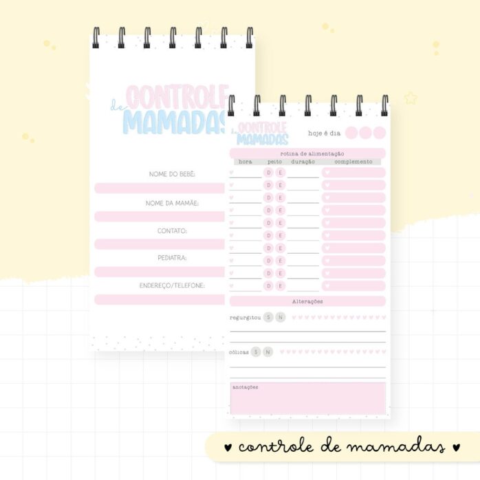 Controle De Mamadas 11x21