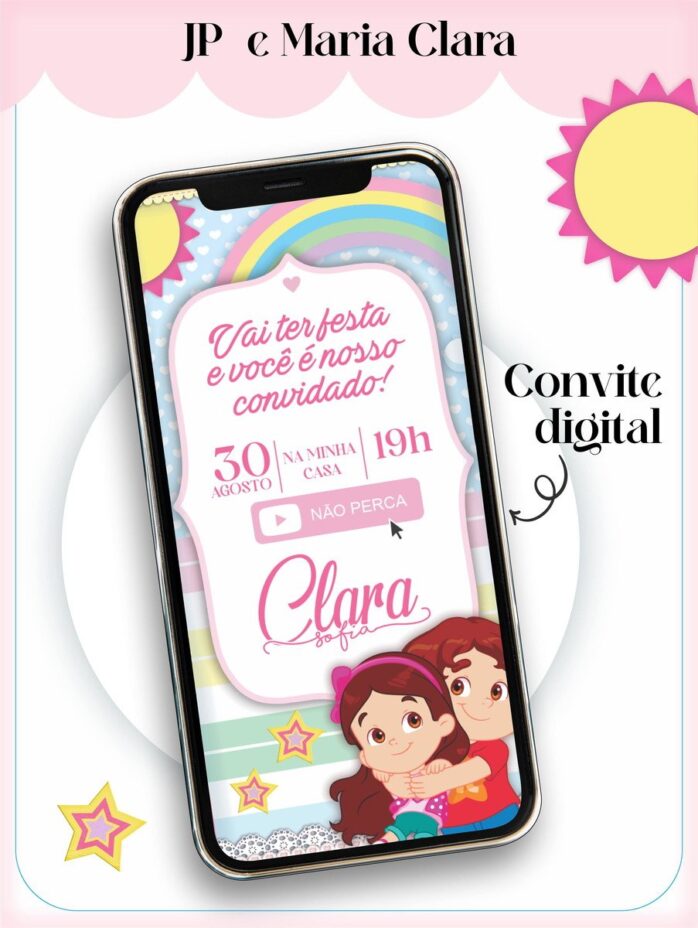 Convites Digitais Meninas