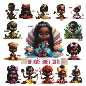 Criacoes Infantis Divinas Com O Kit Orixas Baby Cute