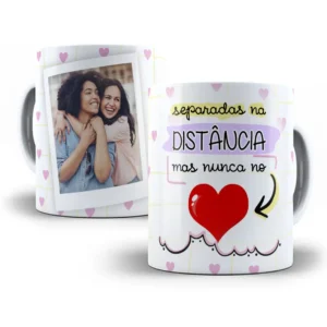 Design Caneca Emocionante para Amigas Distantes