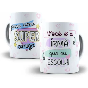 Design Caneca Irmã Escolhida Para Sublimação