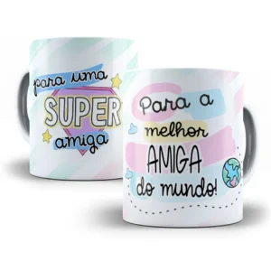 Design Caneca Melhor Amiga: Arte Criativa e Única