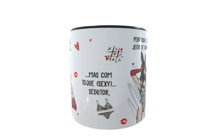 Design de Caneca Jeito de Bandida para Sublimação