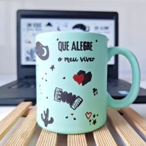 Design Exclusivo de Caneca, Tema Carinhoso em PNG
