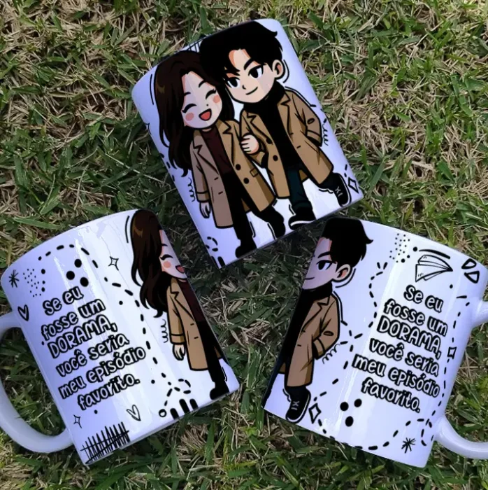 Designs de Dorama para Canecas - Dia dos Namorados