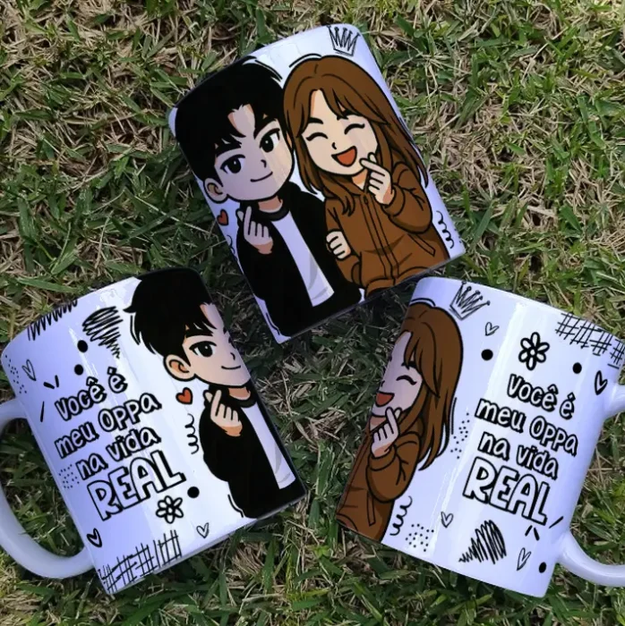 Designs de Dorama para Canecas - Dia dos Namorados