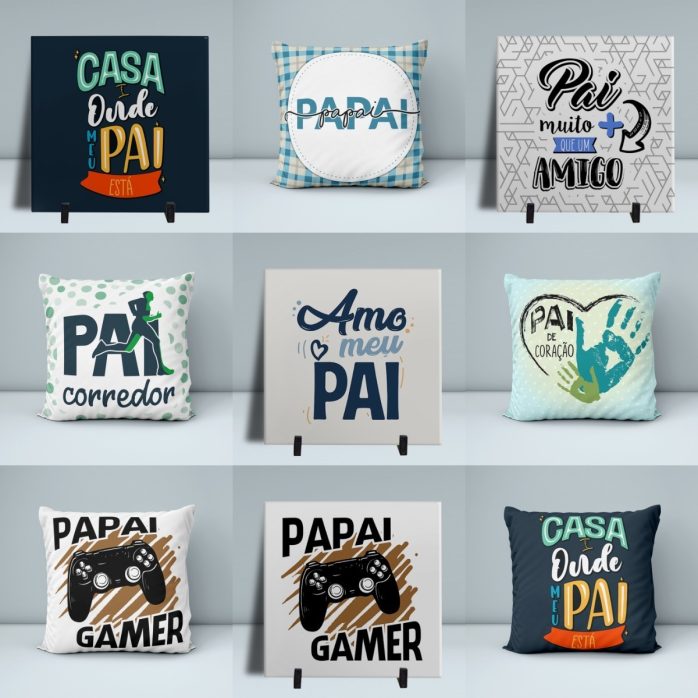 Designs Em Corel Dia Pais Sublimação Caneca Camisa Almofada