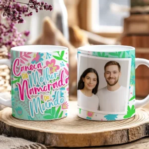 Designs Personalizáveis para Caneca: Melhor Namorada
