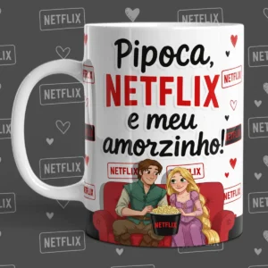 Designs Românticos para Caneca - Netflix e Amor 37 Designs Românticos para Caneca - Netflix e Amor