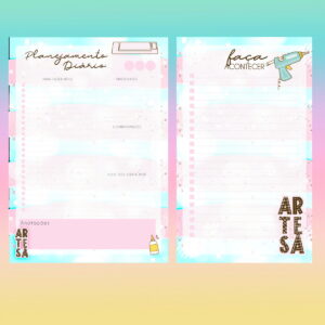 Desk Planner Artesã Papelaria