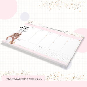 Desk Planner Semanal Coleção Comece