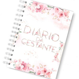 Diário da Gestante Floral