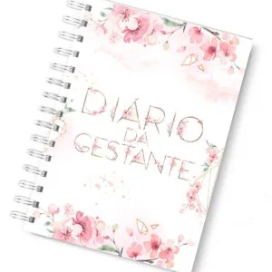 Diário da Gestante Floral