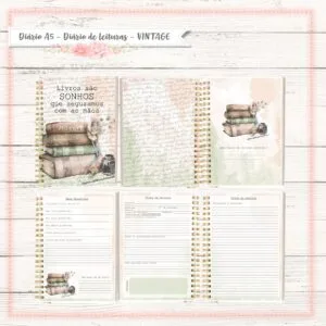 Diário de Leitura Vintage