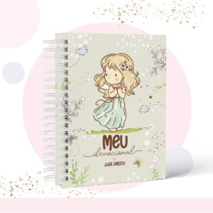 Diario Devocional Menina 226 Paginas PDF A5 para Imprimir