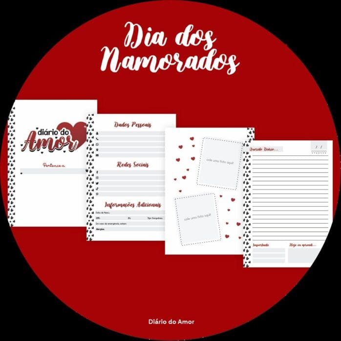 Diário do Amor Dia dos Namorados