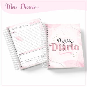 Diário Feminino Digital Personalizável para Sublimação 6 Diário Feminino Digital Personalizável para Sublimação