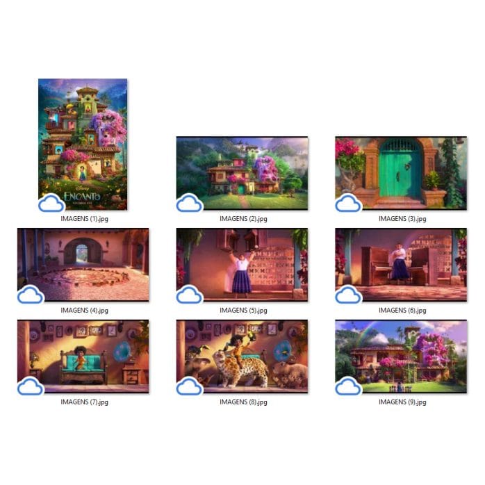 Disney Encanto Kit Artes Digitais Png Scrapbook Impressão