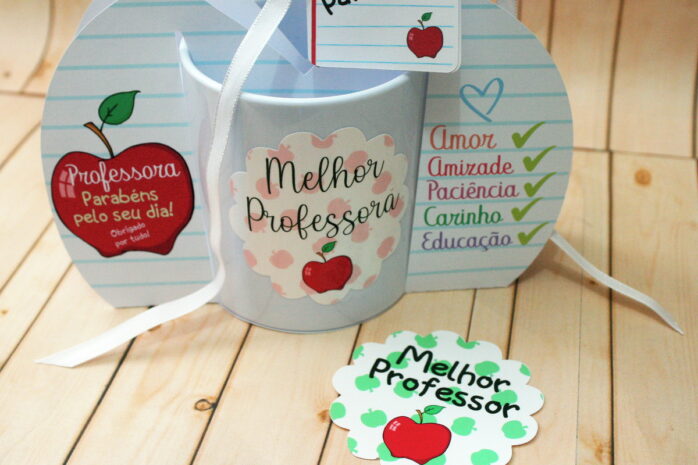 Embalagem e Arte Caneca Dia dos Professores - Studio e pdf